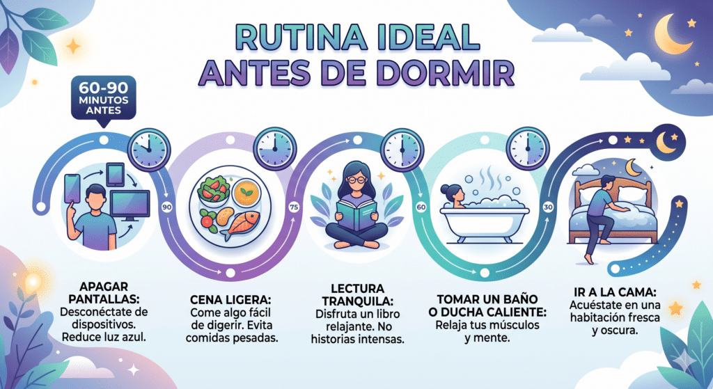 Rutina ideal antes de dormir